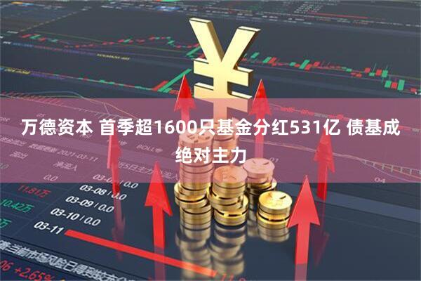 万德资本 首季超1600只基金分红531亿 债基成绝对主力
